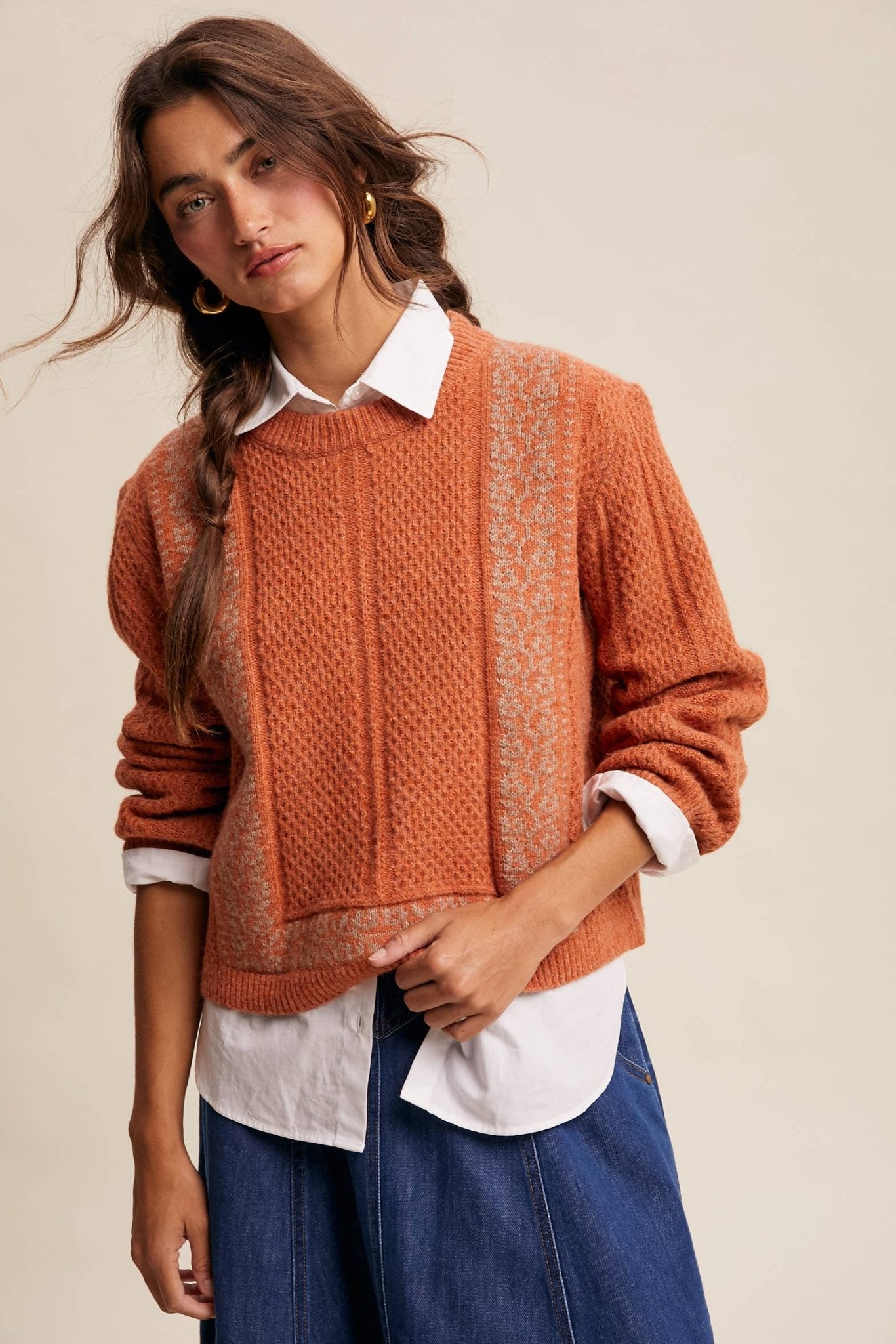 Heather Sweater - Terracotta - SPARROW