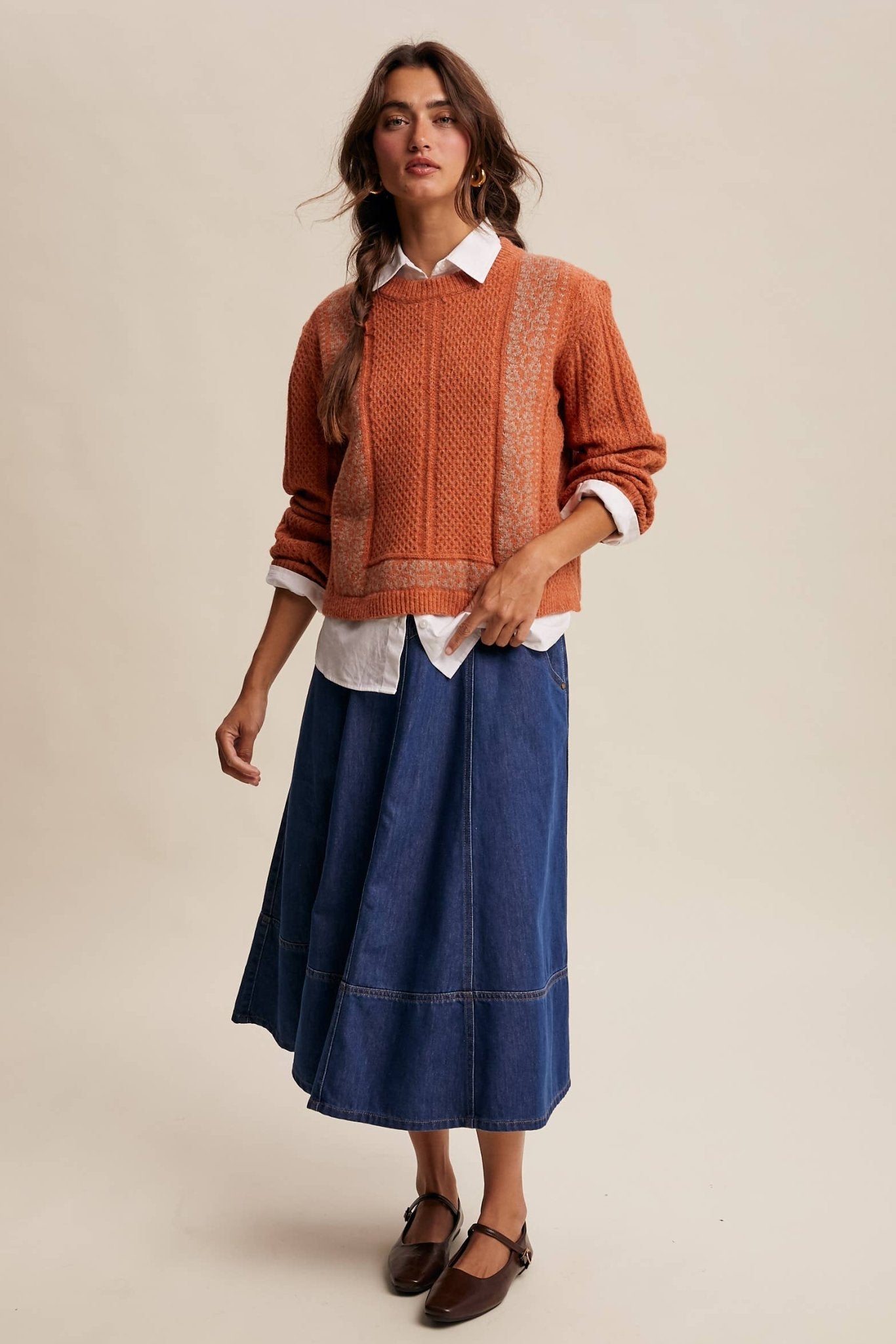 Heather Sweater - Terracotta - SPARROW