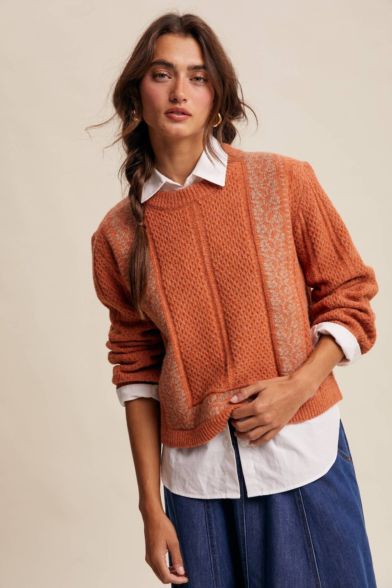 Heather Sweater - Terracotta - SPARROW