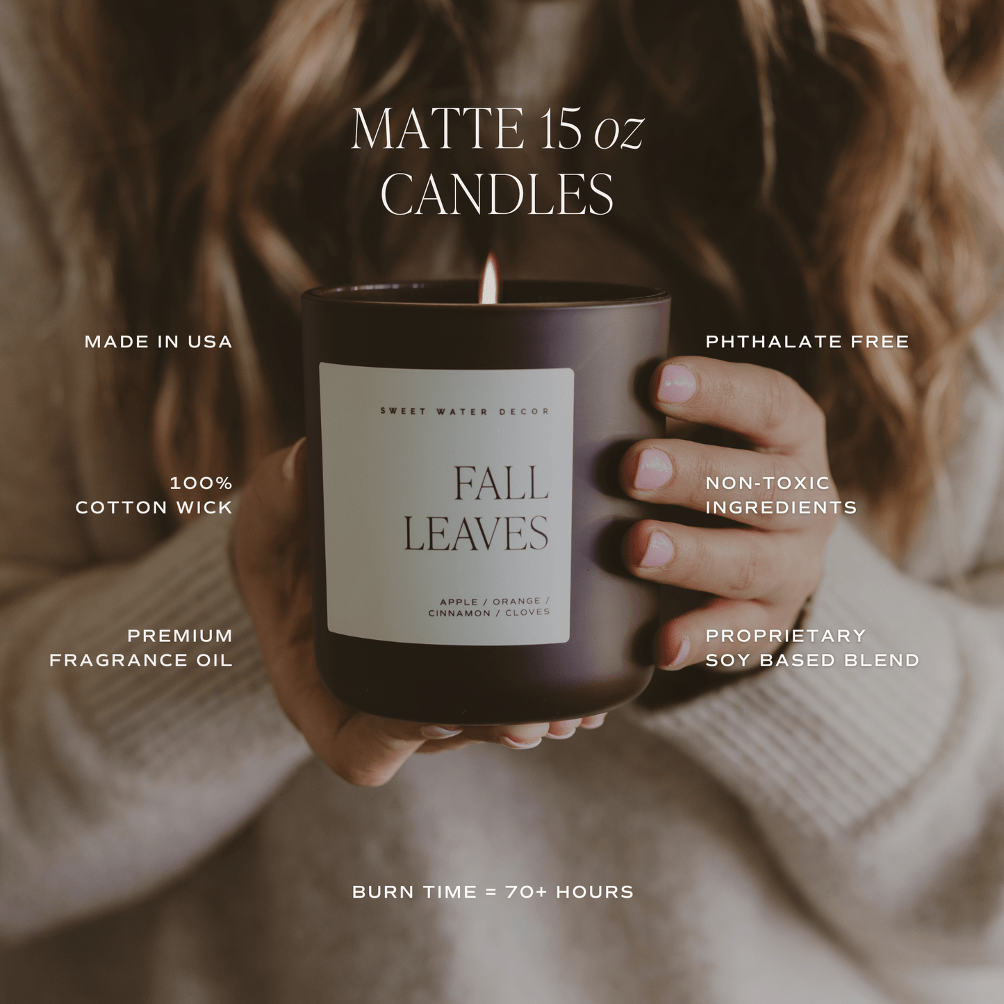 Hello Fall 15 oz Candle - SPARROW