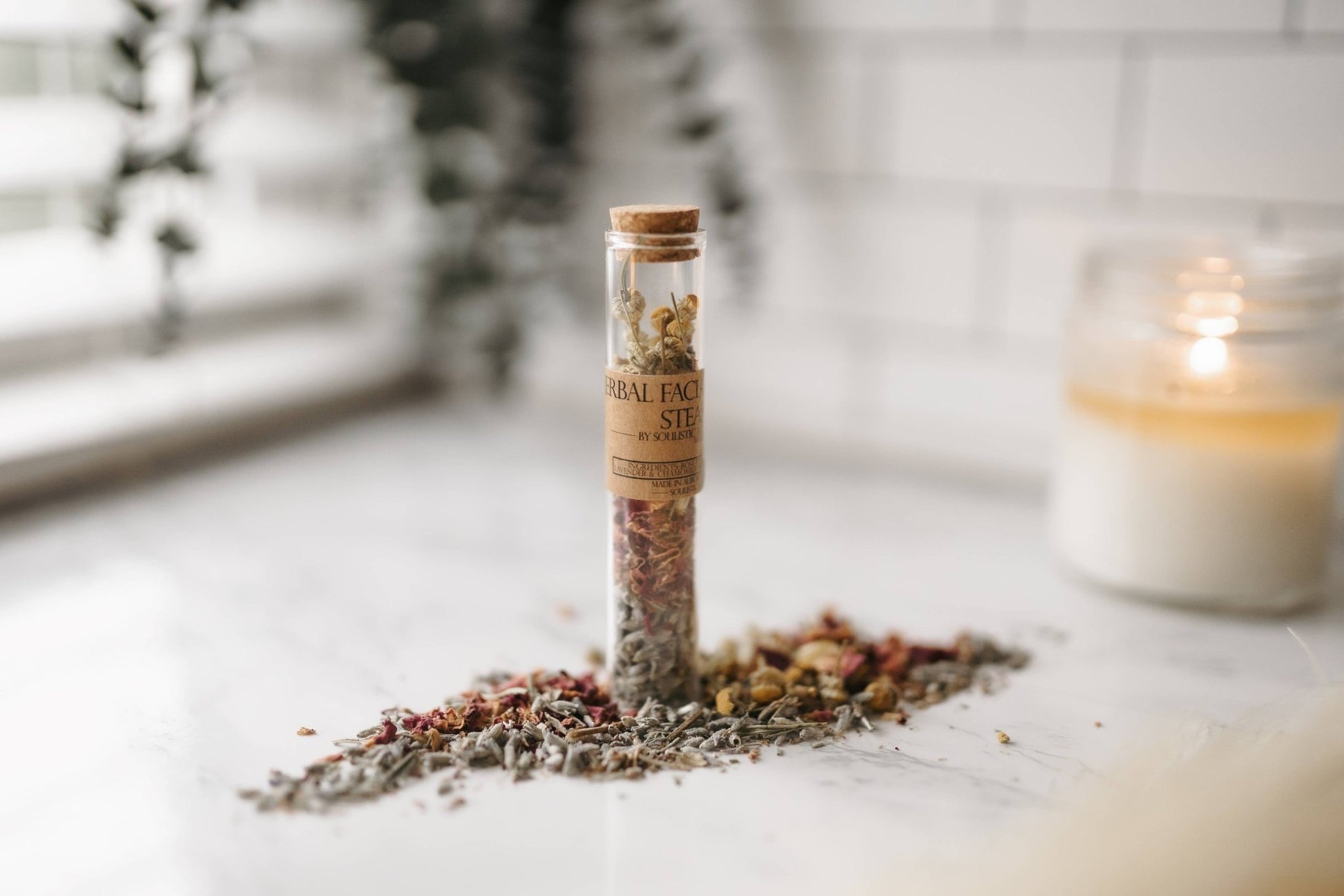 Herbal Facial Steam | Bath Tea with Dried Flowers and Herbs - SPARROW