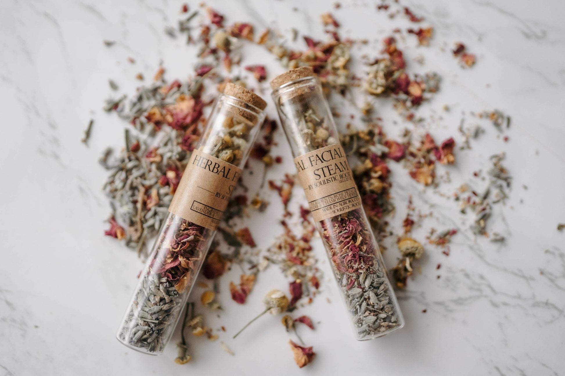 Herbal Facial Steam | Bath Tea with Dried Flowers and Herbs - SPARROW