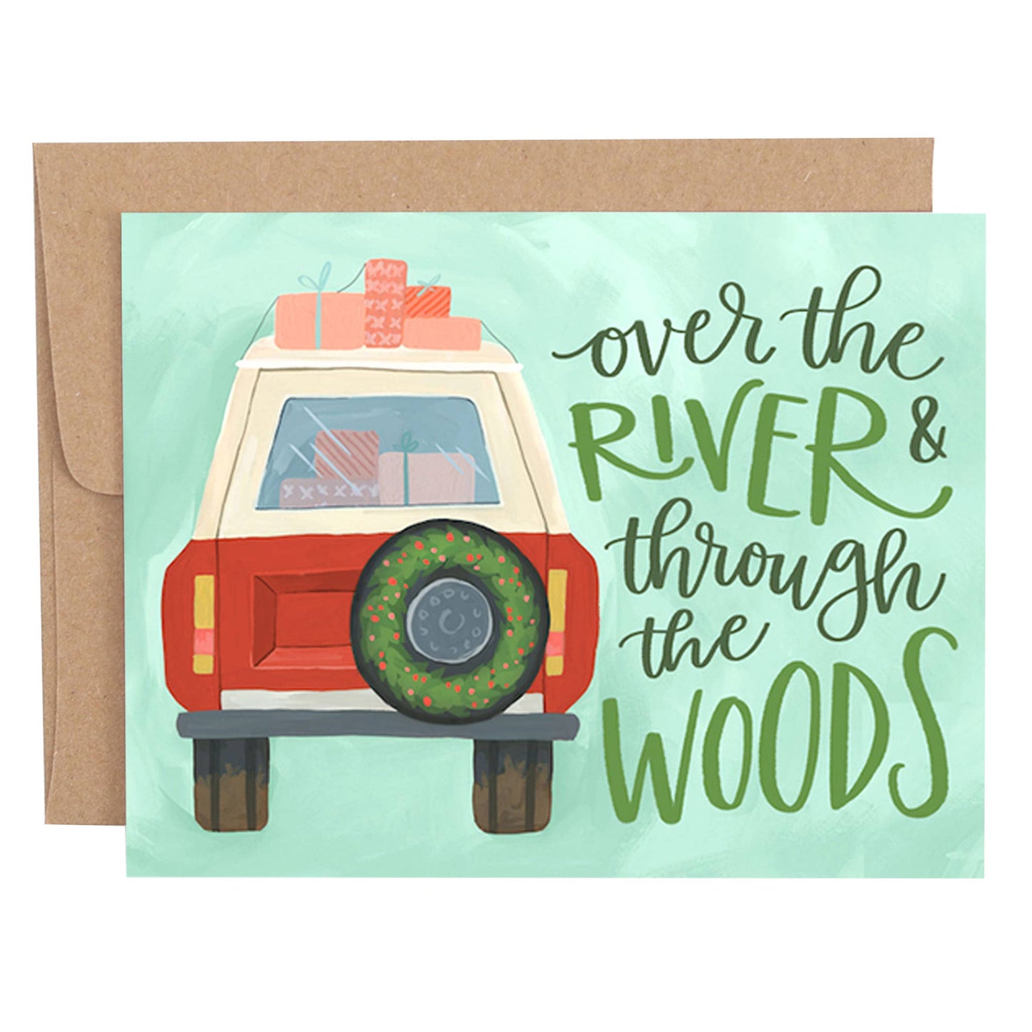 Holiday Jeep Christmas Greeting Card - SPARROW