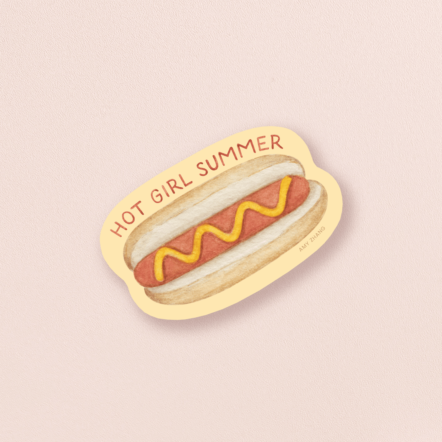 Hot Girl Summer — Funny Hot Dog Lovers Sticker - SPARROW