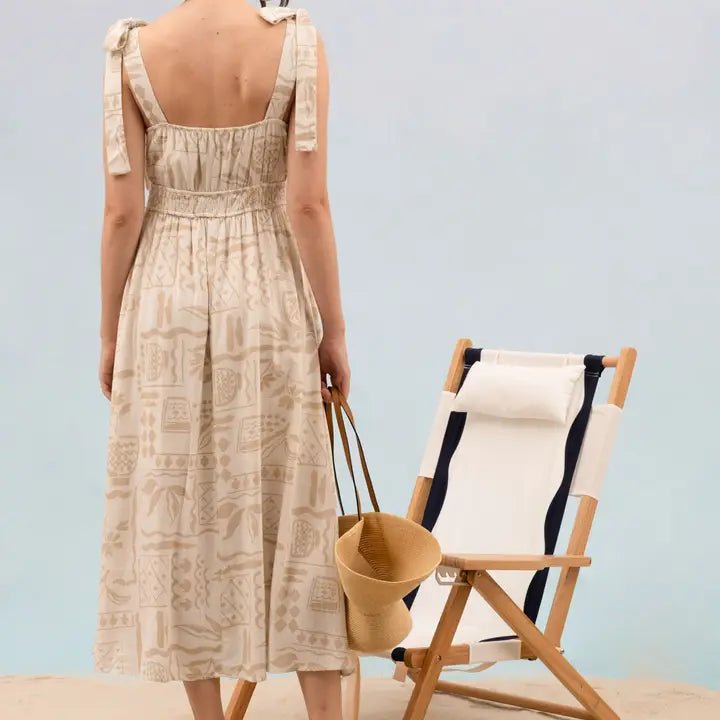 Isla Midi Dress - Ivory - SPARROW