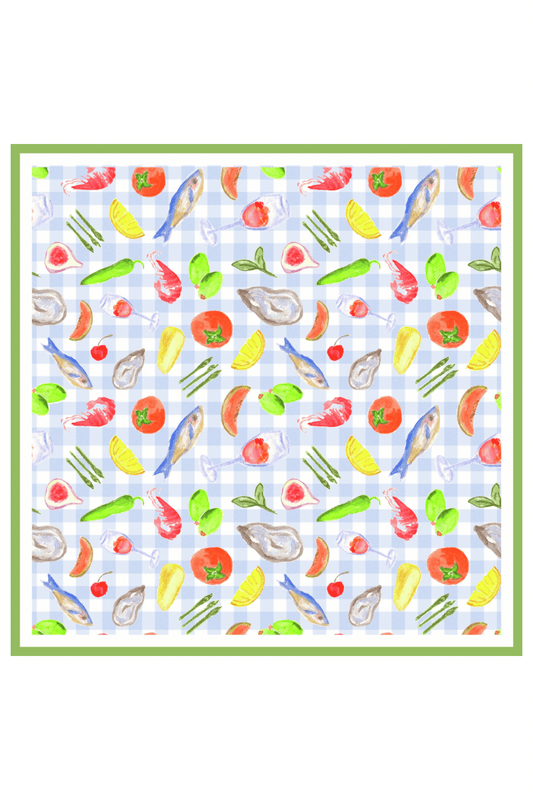 Ivebeenpainting Mediterranean Picnic Bandana - SPARROW