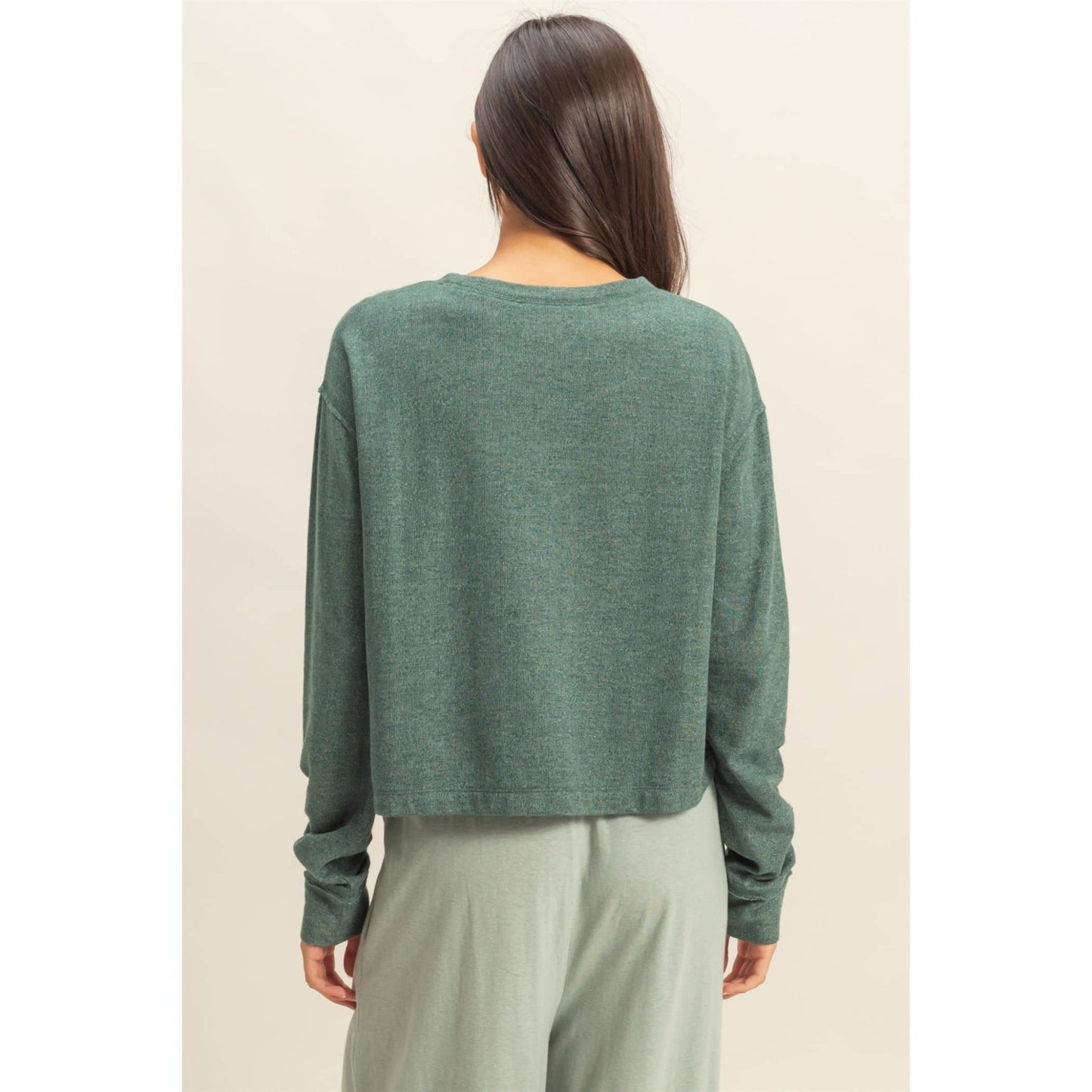 Jen Cropped Sweatshirt - SPARROW