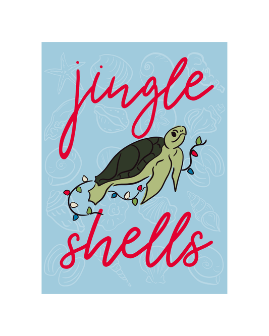 Jingle Shells Greeting Card - SPARROW