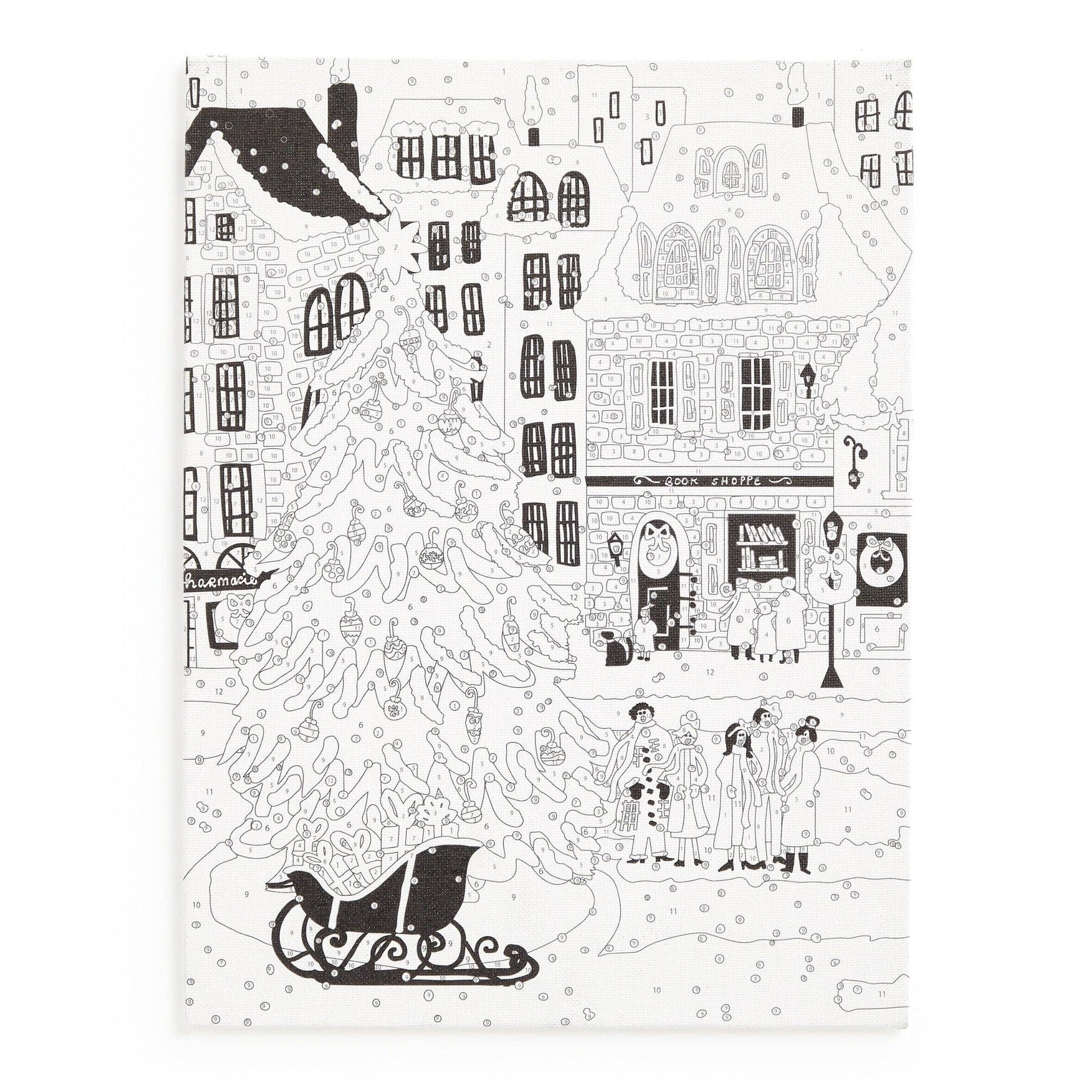 Joy Laforme Christmas Square 9 x 12 Paint by Number Kit - SPARROW