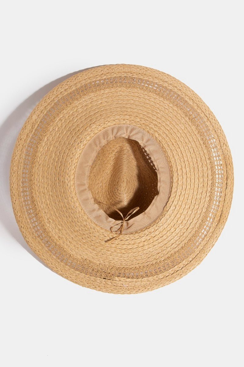 Julie Straw Hat - Tan - SPARROW