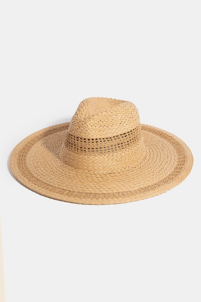 Julie Straw Hat - Tan - SPARROW