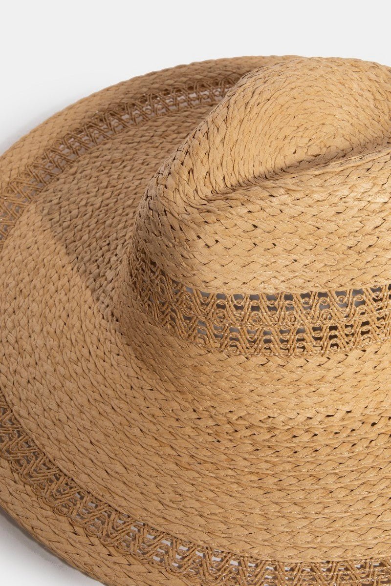 Julie Straw Hat - Tan - SPARROW