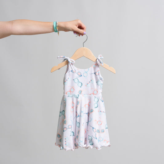 JuneJuly Sunnies Twirl Dress - SPARROW