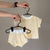 JuneJuly Whimsy Yellow Shorties + Tee Shirt Set - SPARROW