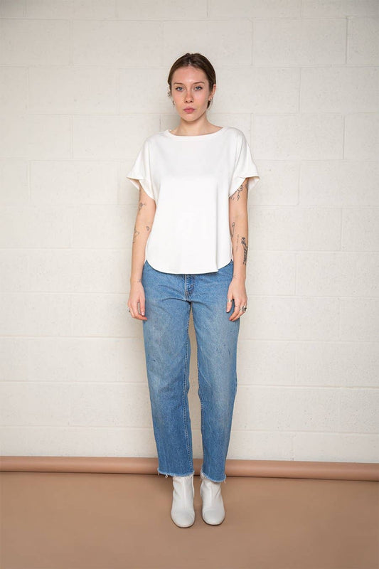 Lara Blouse - Ivory - SPARROW