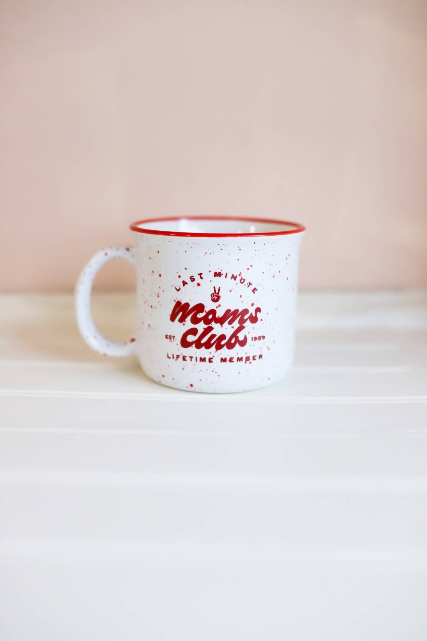 Last Minute Moms Club 14oz Ceramic Mug, Campfire Mug - SPARROW