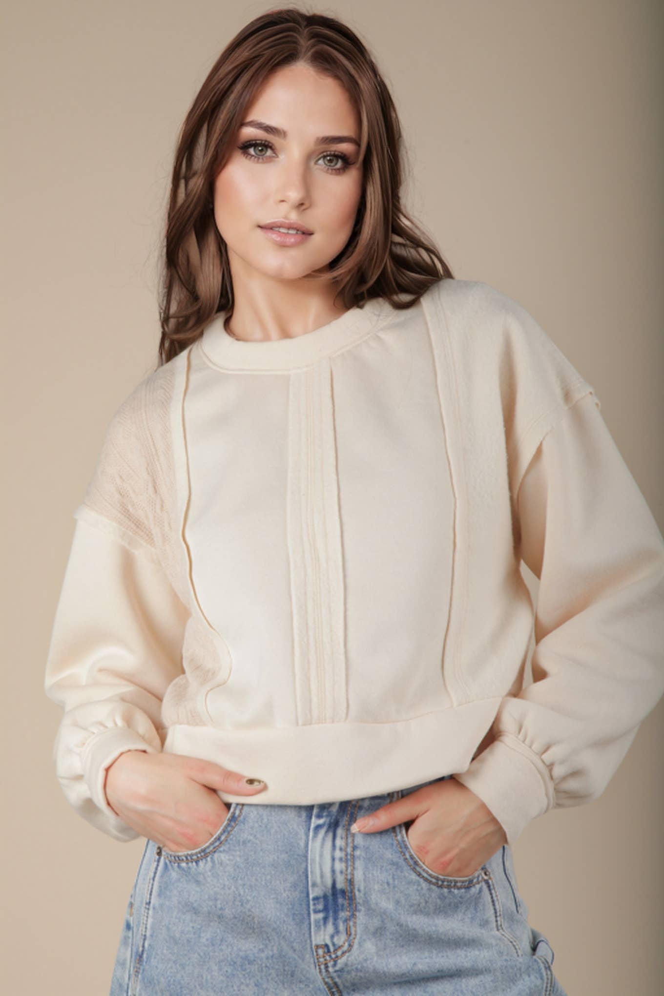 Lauren Top - Beige - SPARROW