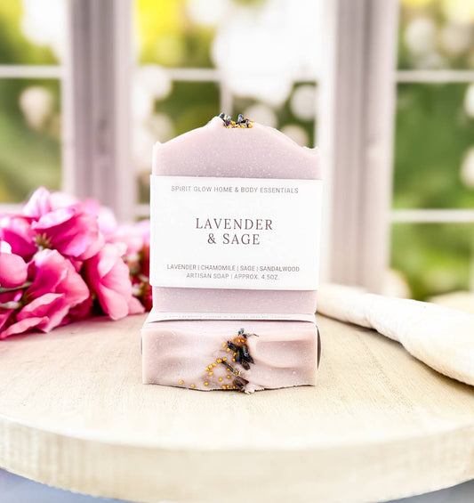 Lavender and Sage - Handcrafted Artisan Soap Bar - SPARROW