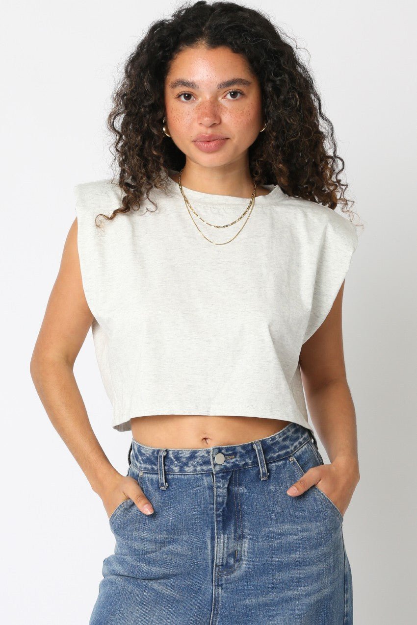 Lila Crop Top - White Version - SPARROW