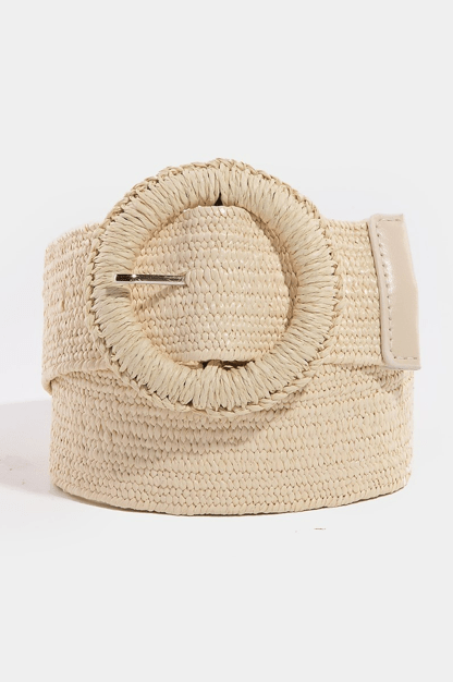 Lily Elastic Belt - Ivory - SPARROW