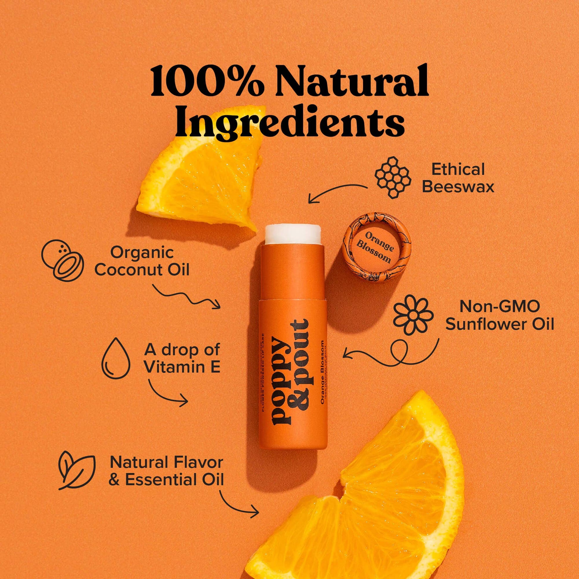 Lip Balm, Orange Blossom - SPARROW