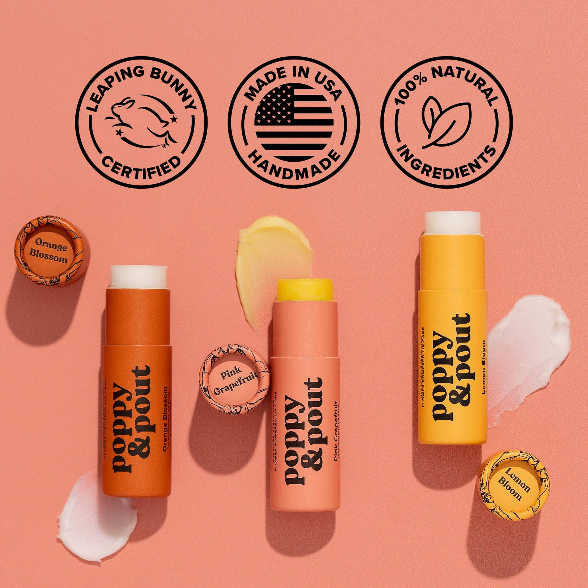 Lip Balm, Pink Grapefruit - SPARROW