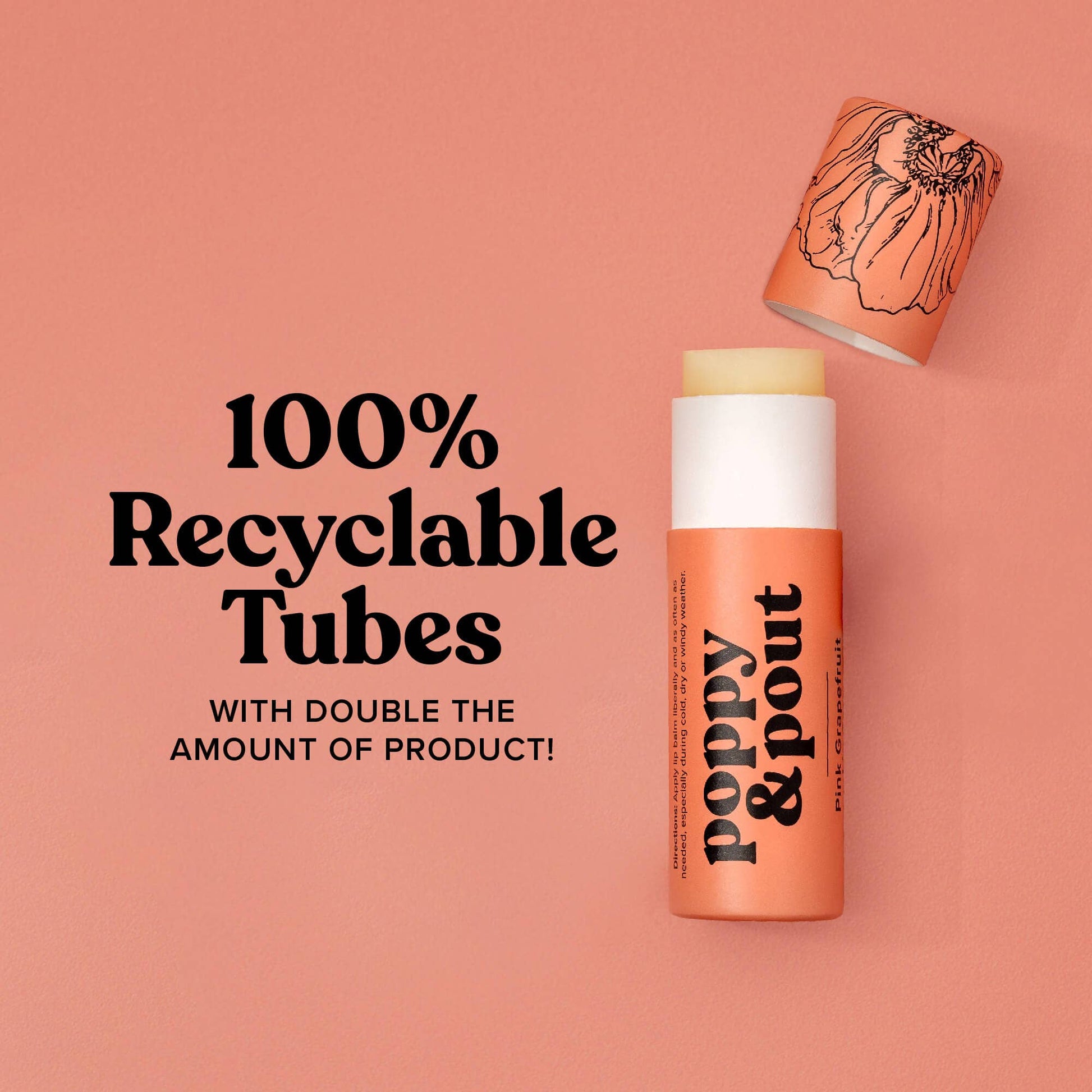 Lip Balm, Pink Grapefruit - SPARROW