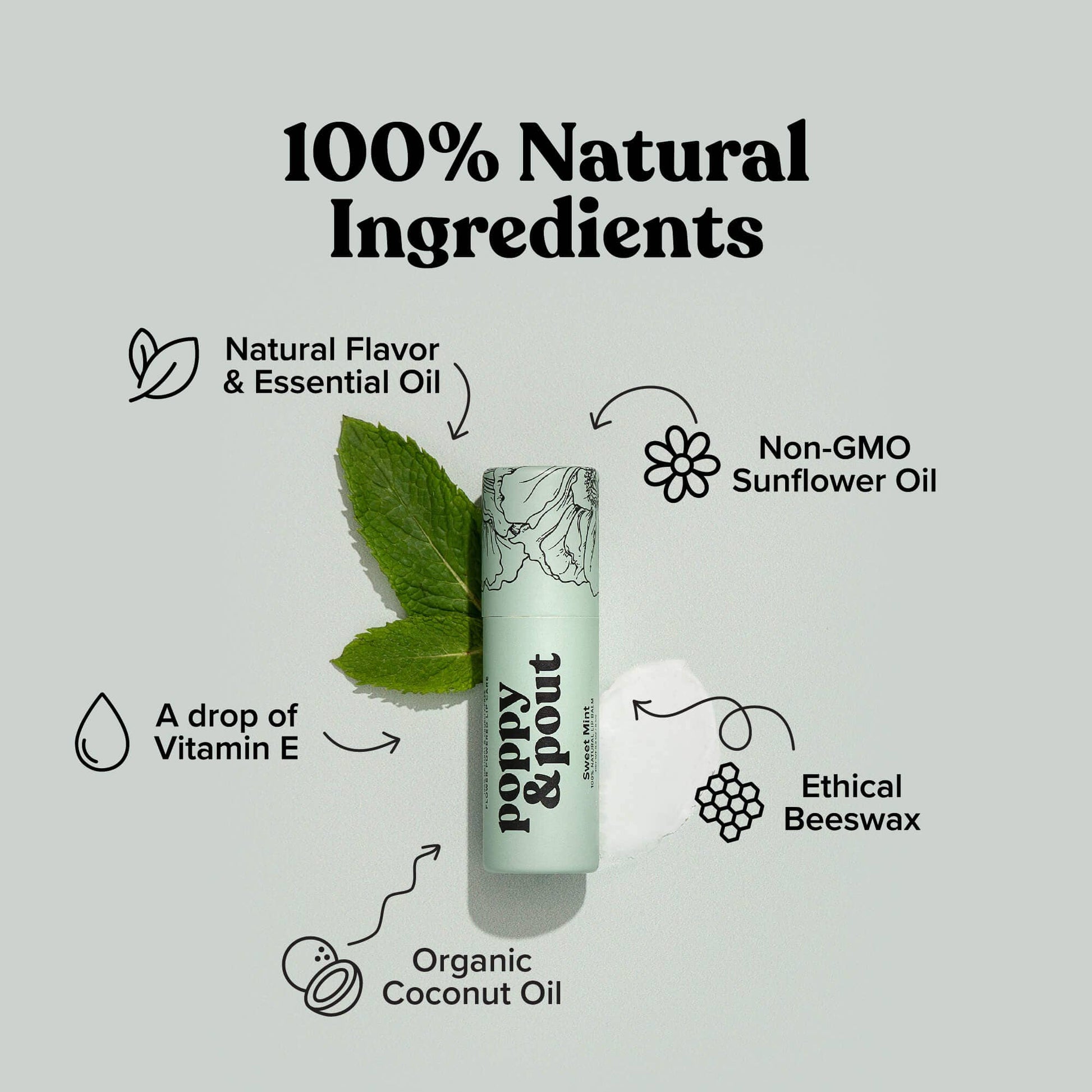 Lip Balm, Sweet Mint - SPARROW