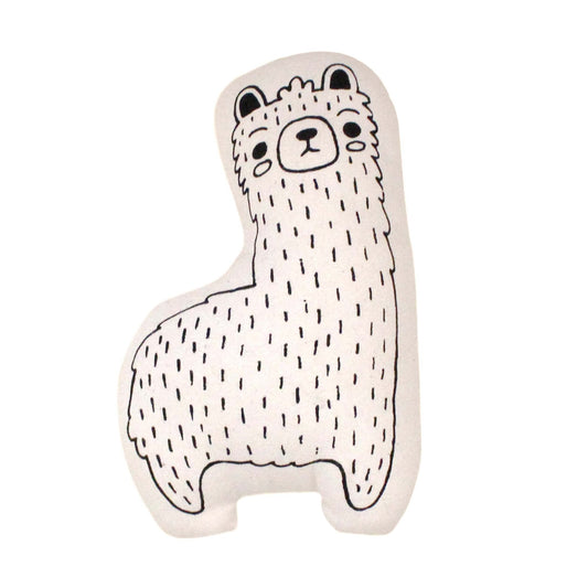 Llama Animal Pillow Canvas Material: Baby - SPARROW