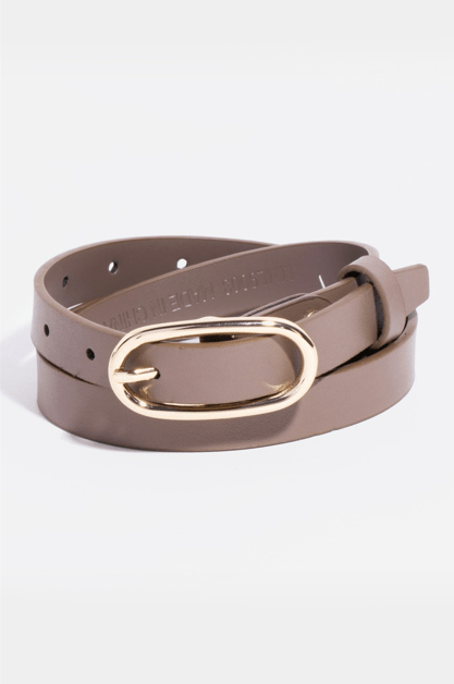 Long Oval Belt - Toupe - SPARROW