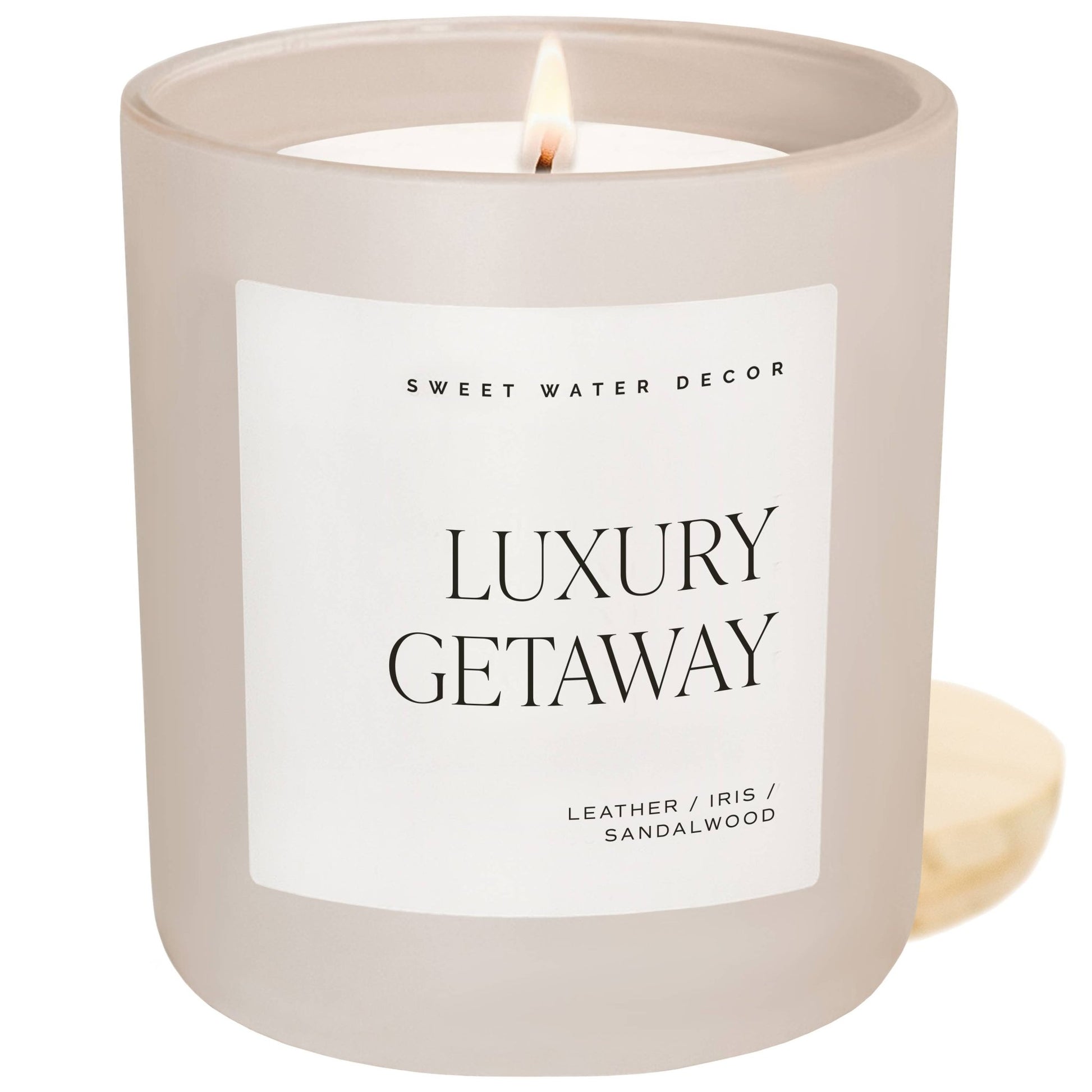 Luxury Getaway 15 oz Soy Candle, Matte Jar - SPARROW