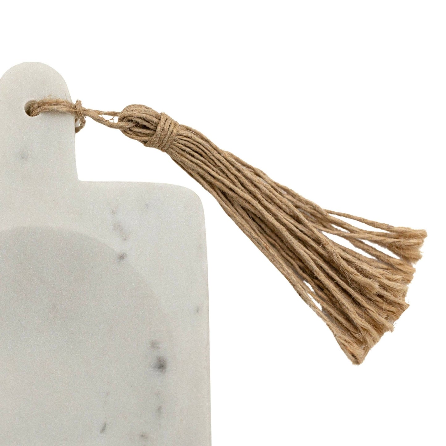 Maggie White Marble & Jute Spoon Rest - SPARROW