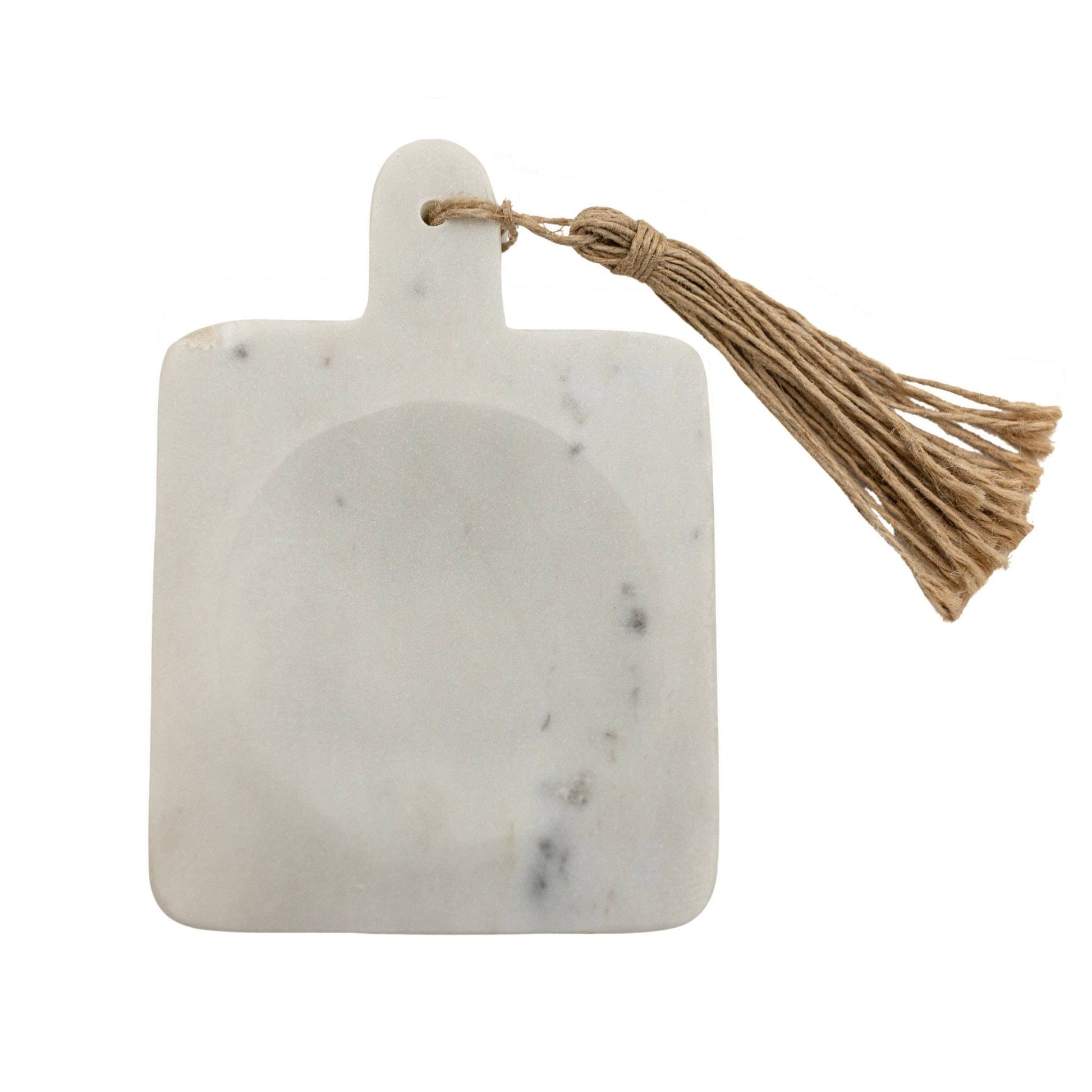 Maggie White Marble & Jute Spoon Rest - SPARROW