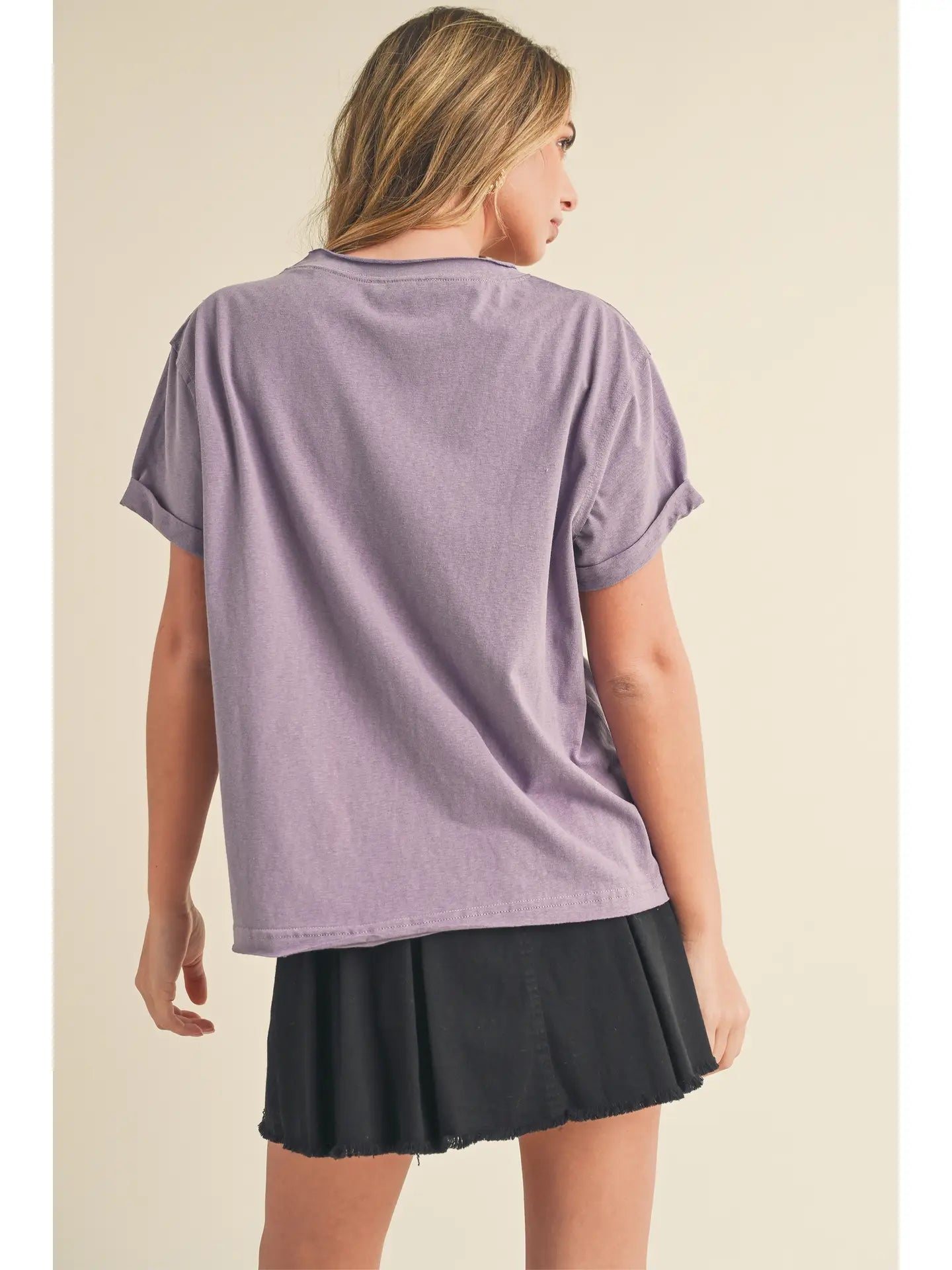 Mali Tee - Plum - SPARROW