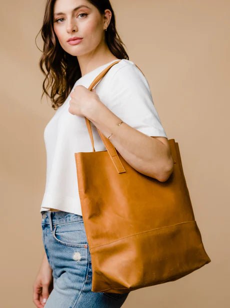 Mamuye Classic Tote - Cognac - SPARROW