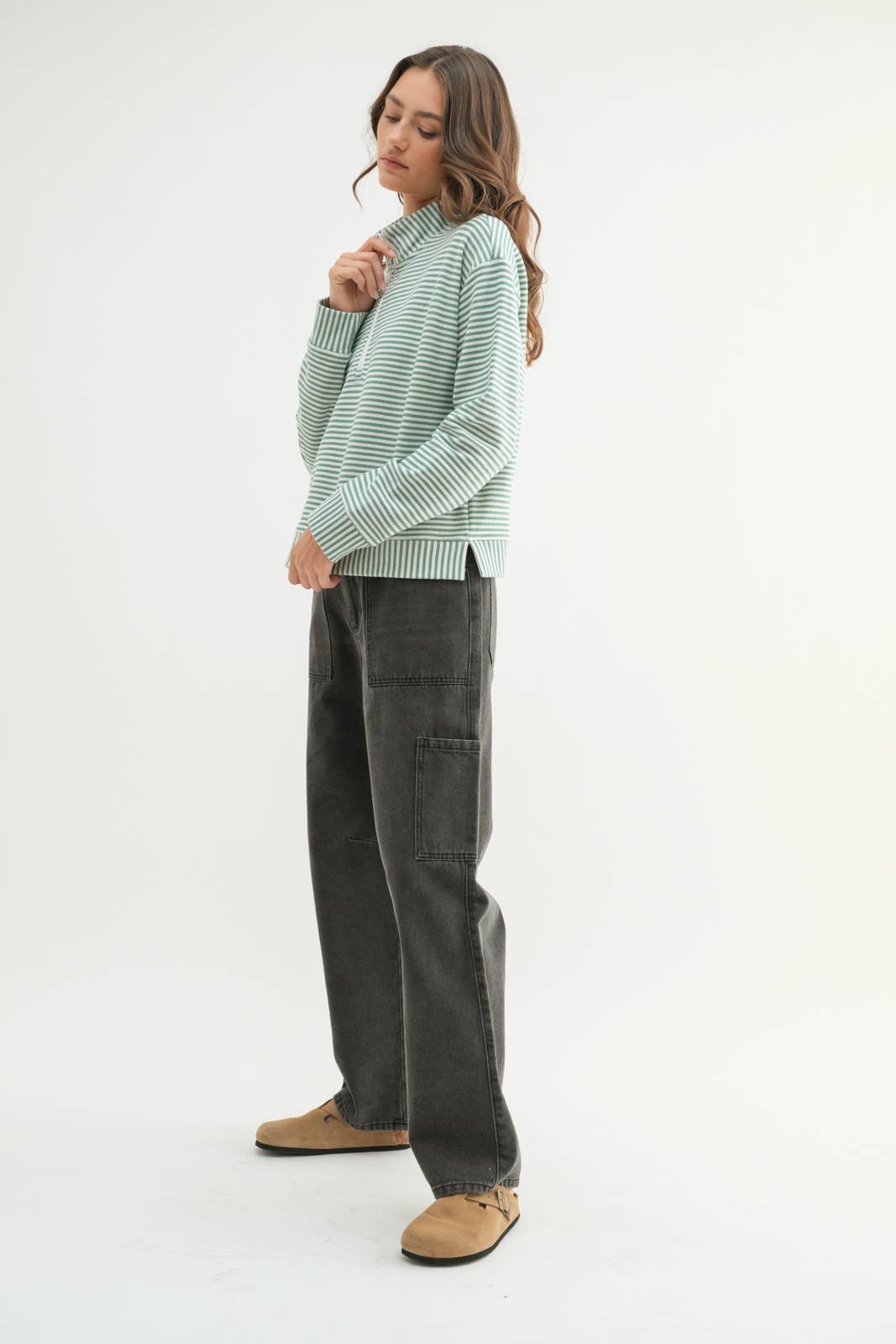 Mary Alice Pullover - Sage - SPARROW