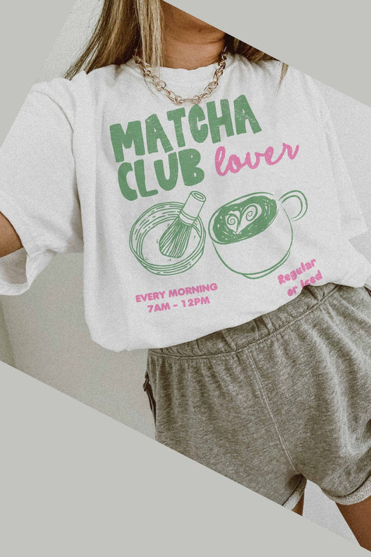 Matcha Club Tee - SPARROW