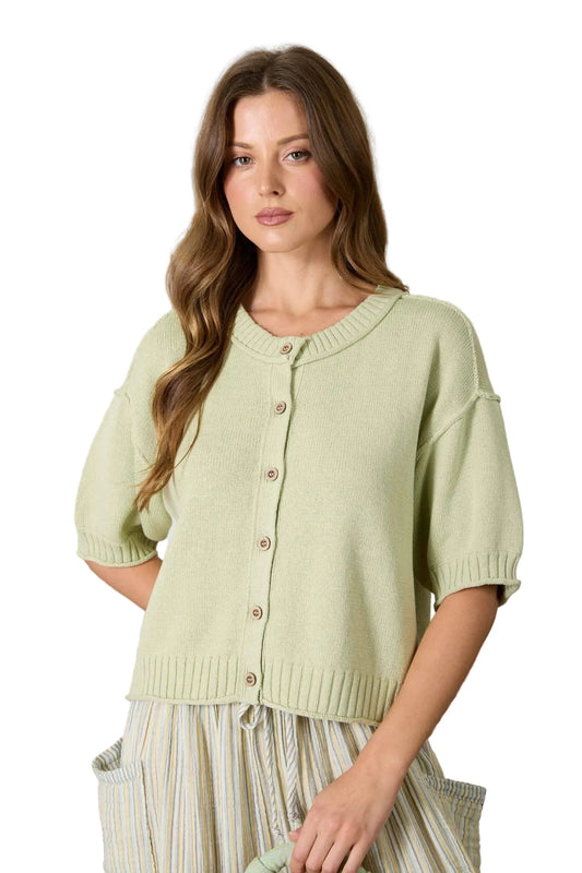 Maya Top - Light Olive - SPARROW