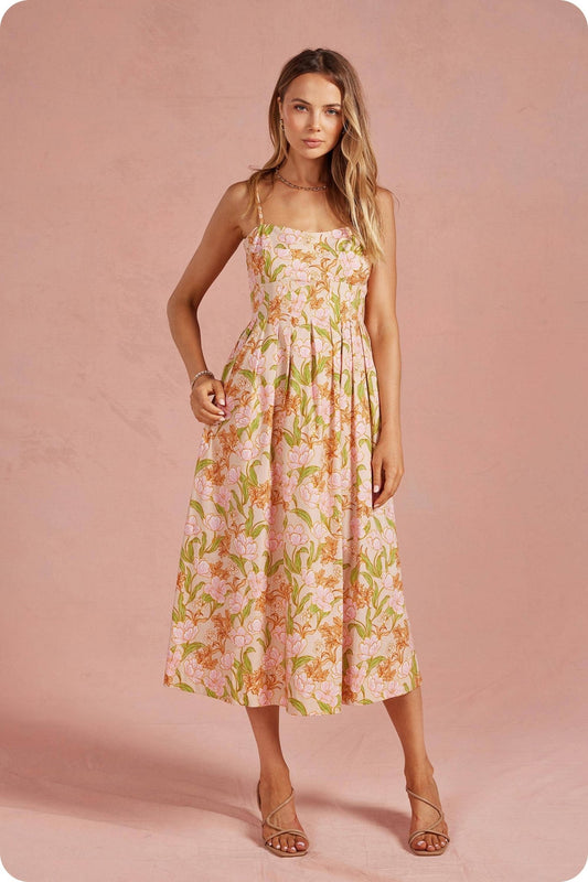 Meadow Midi Dress - SPARROW
