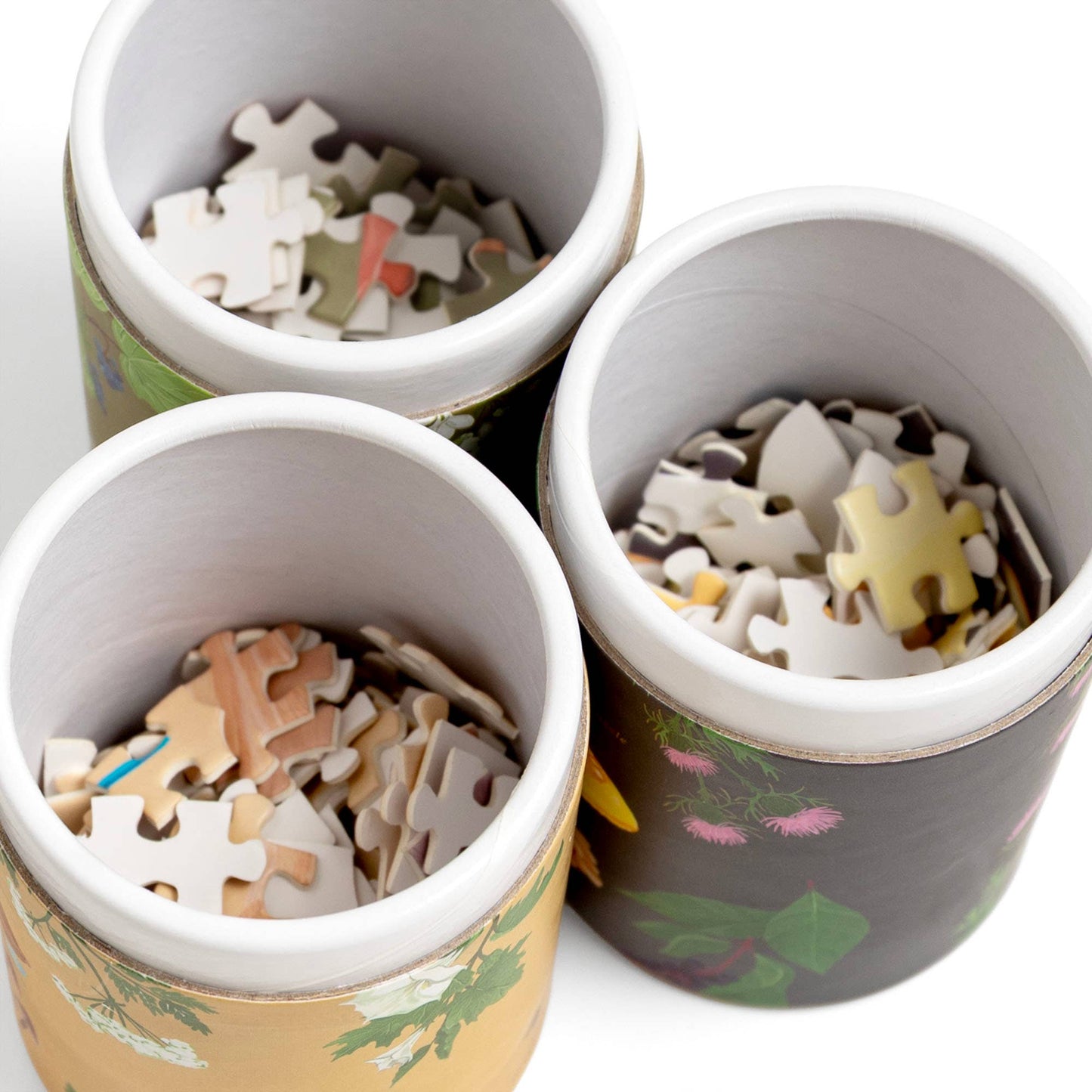 Midnight Flora & Fauna - 100 Piece Jigsaw Puzzles - Set of 3 - SPARROW