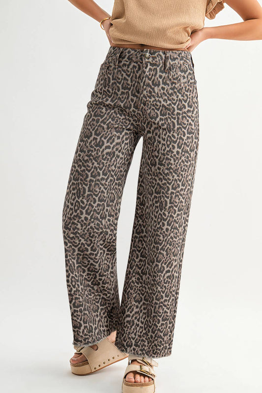Missy Leopard Pants - SPARROW