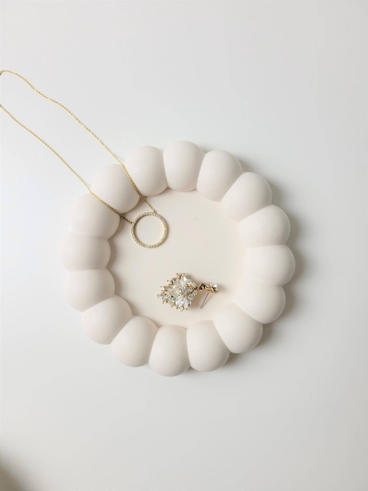 Mochi Donut Large bubble Jewelry trinket tray | dish - SPARROW