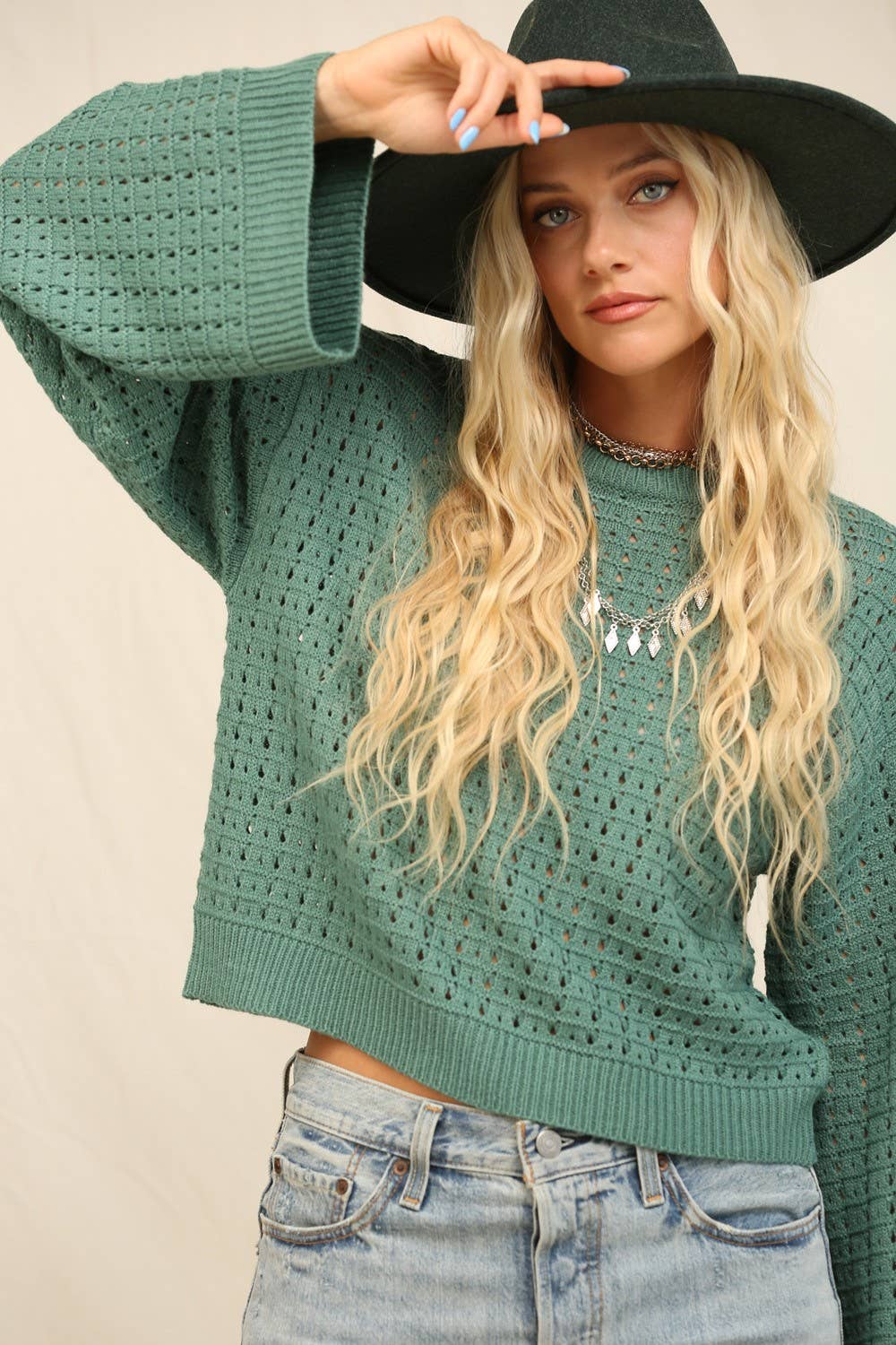 Molly Sweater - Evergreen - SPARROW