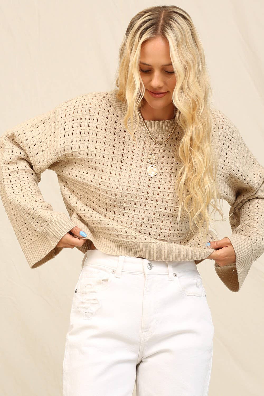 Molly Sweater - Stone - SPARROW