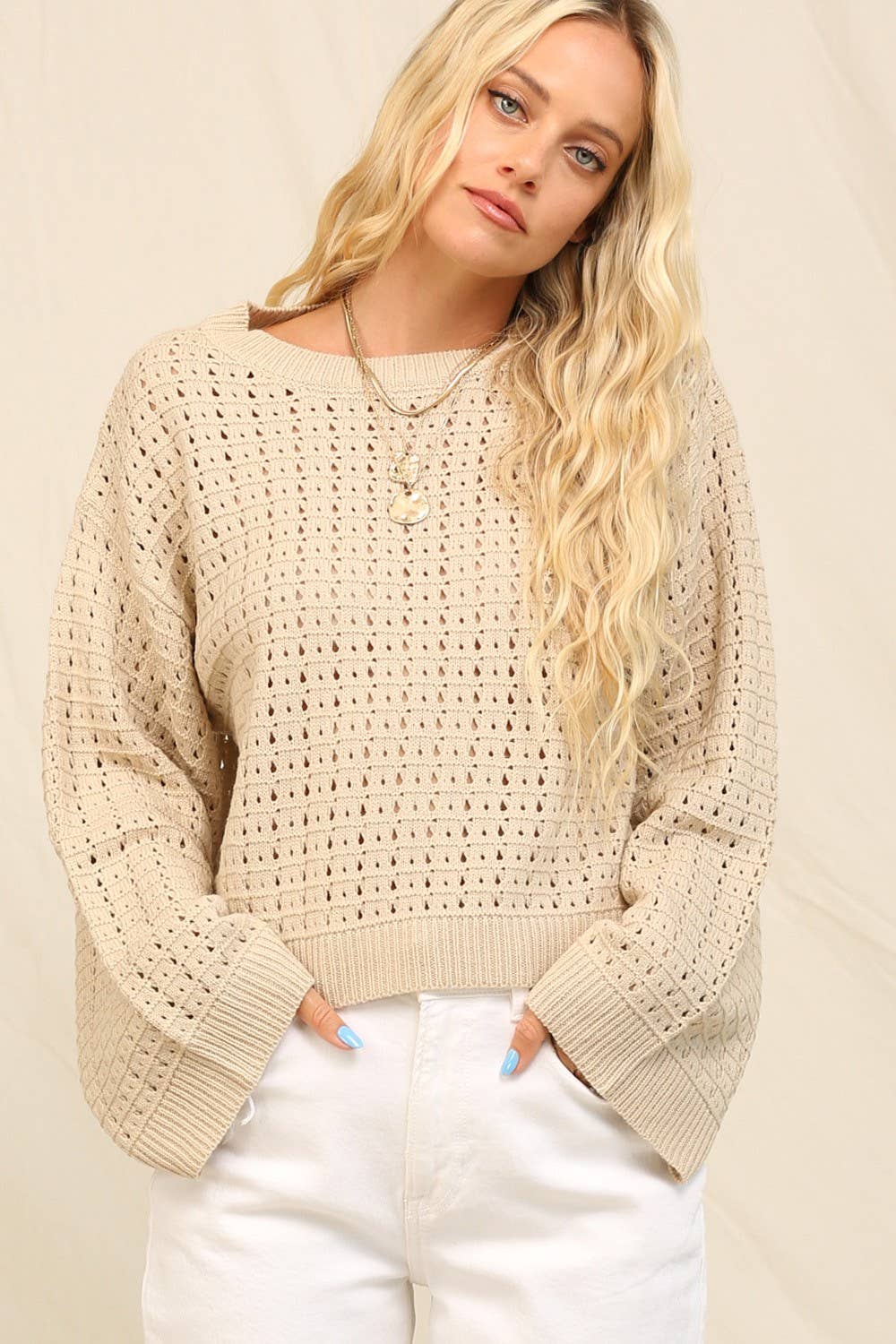 Molly Sweater - Stone - SPARROW