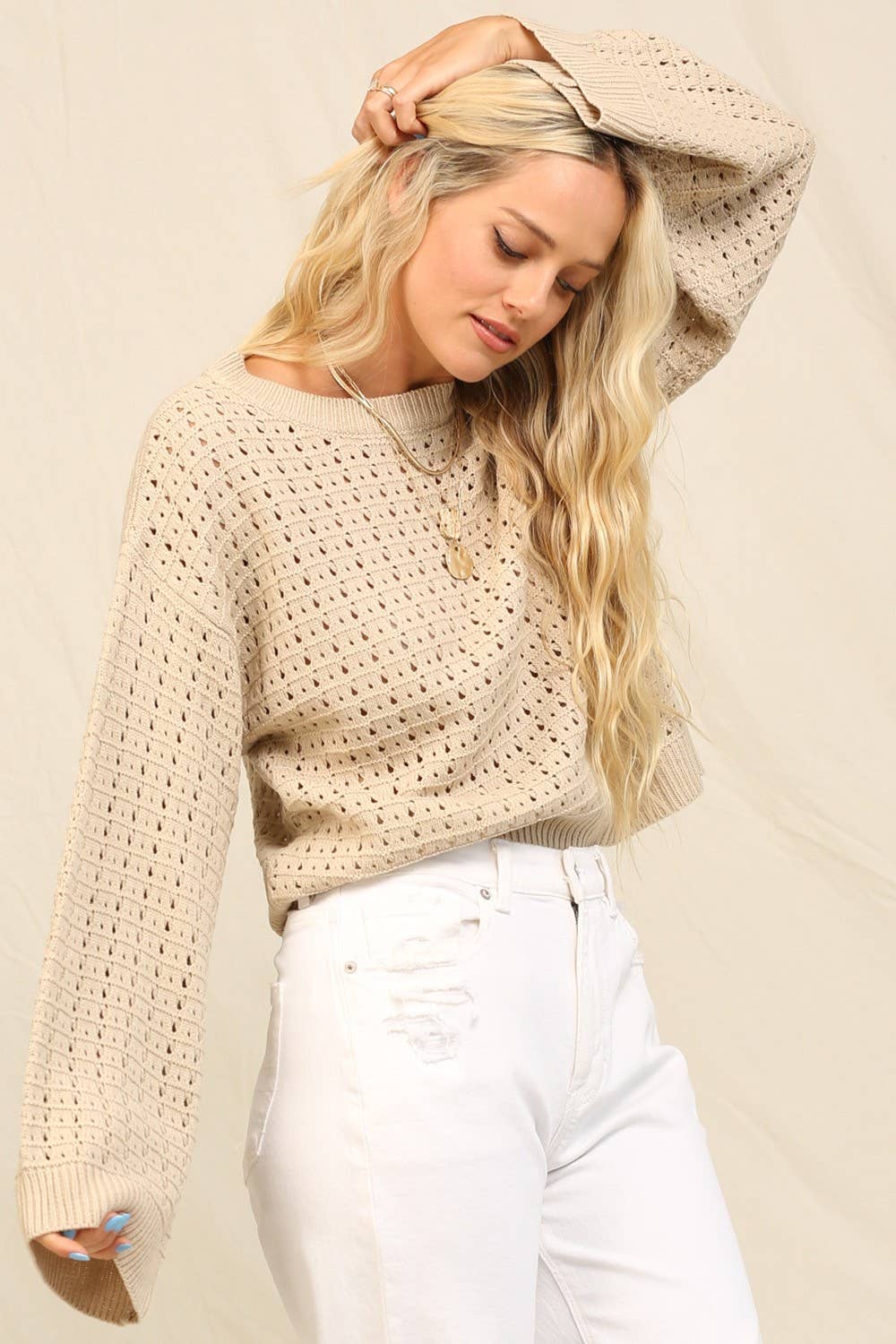Molly Sweater - Stone - SPARROW