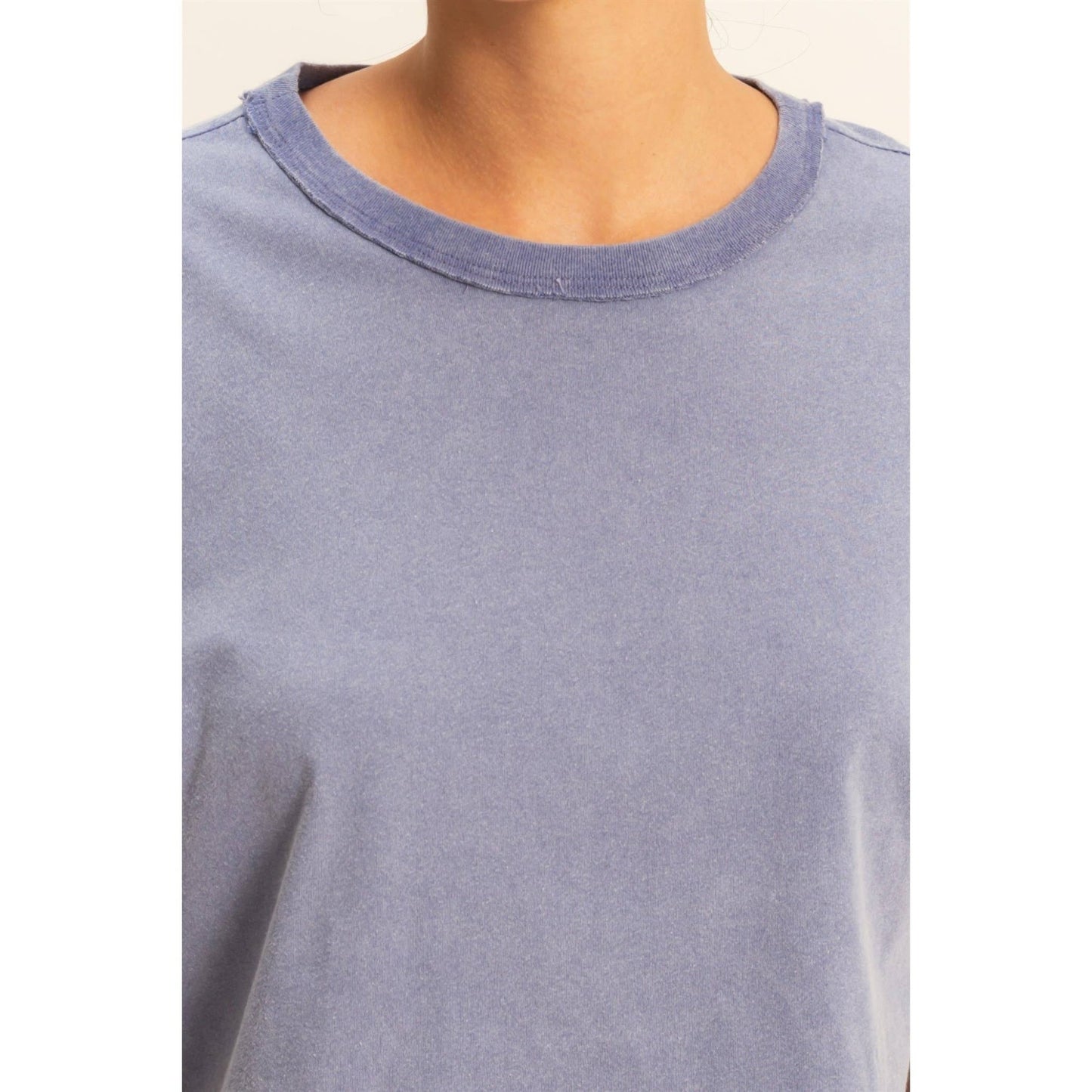 Morgan Tee - Dusty Indigo - SPARROW