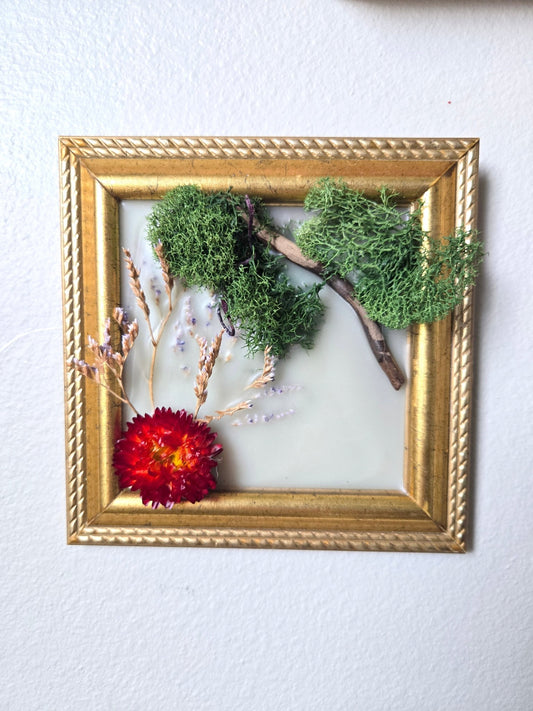 Moss Bound Solitude Encaustic Original by Werks of Art - SPARROW