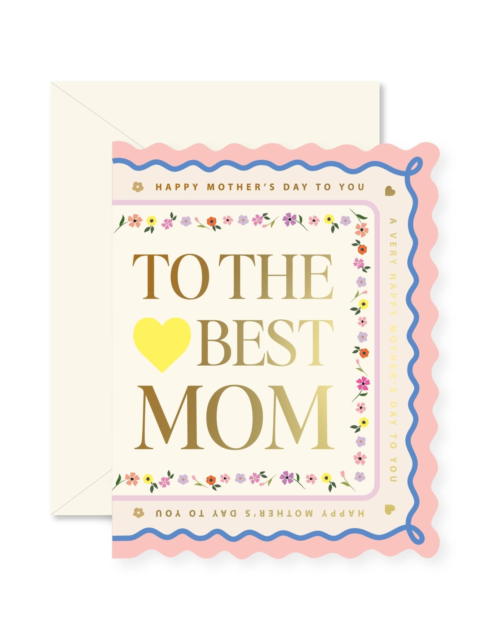 Mother's Day Scallop Greeting Card - SPARROW
