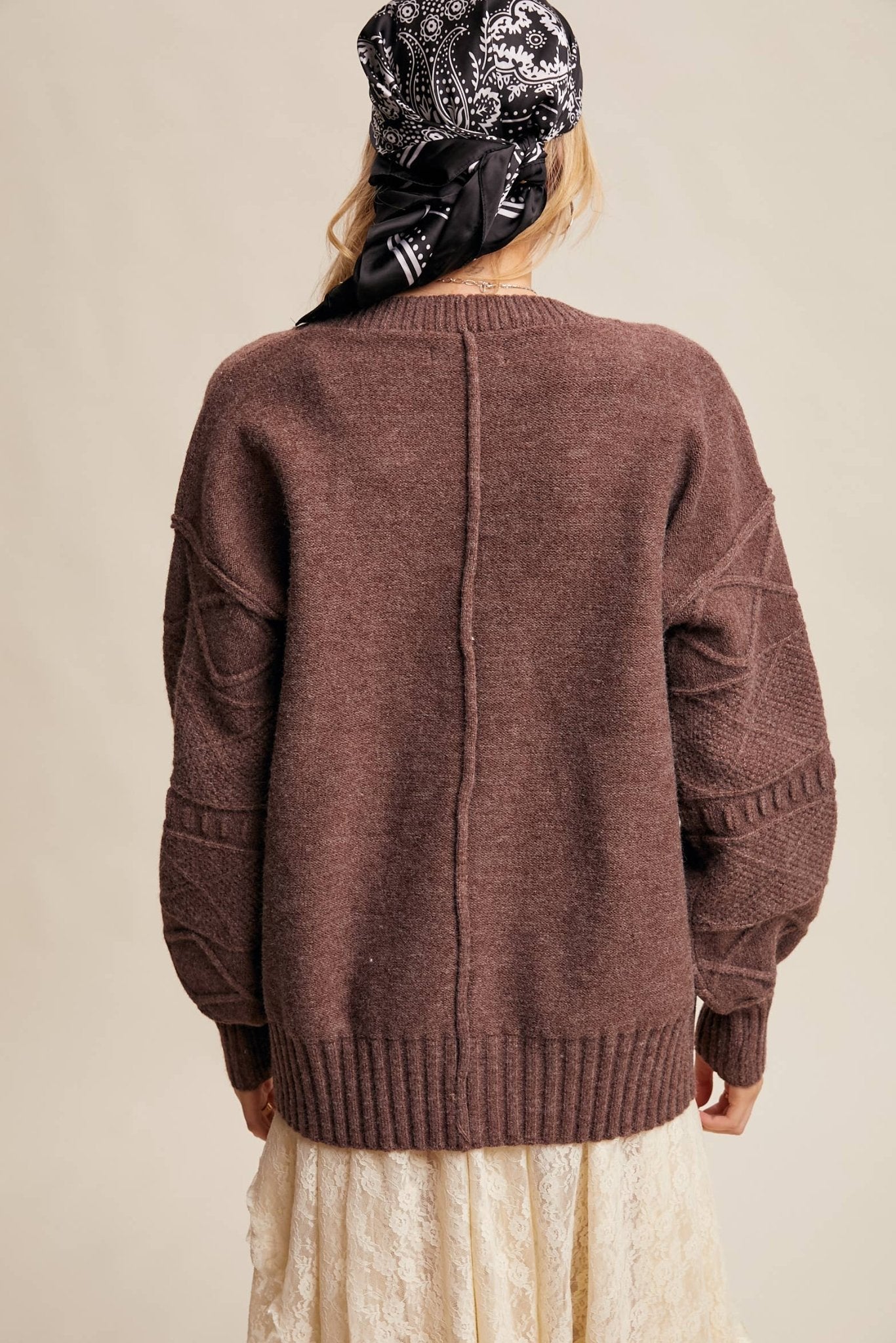 Mylah Cardigan - Mocha - SPARROW